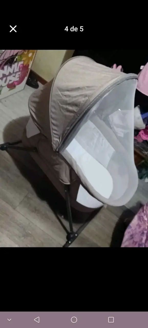 Cuna para bebé portátil beige - 1