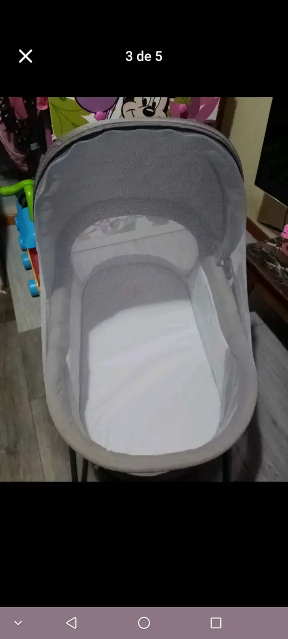 Cuna para bebé portátil beige - 2