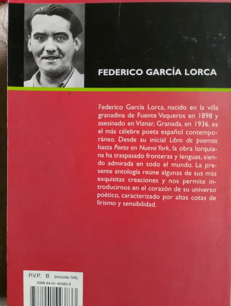 Libro Antología Poética García Lorca - 2