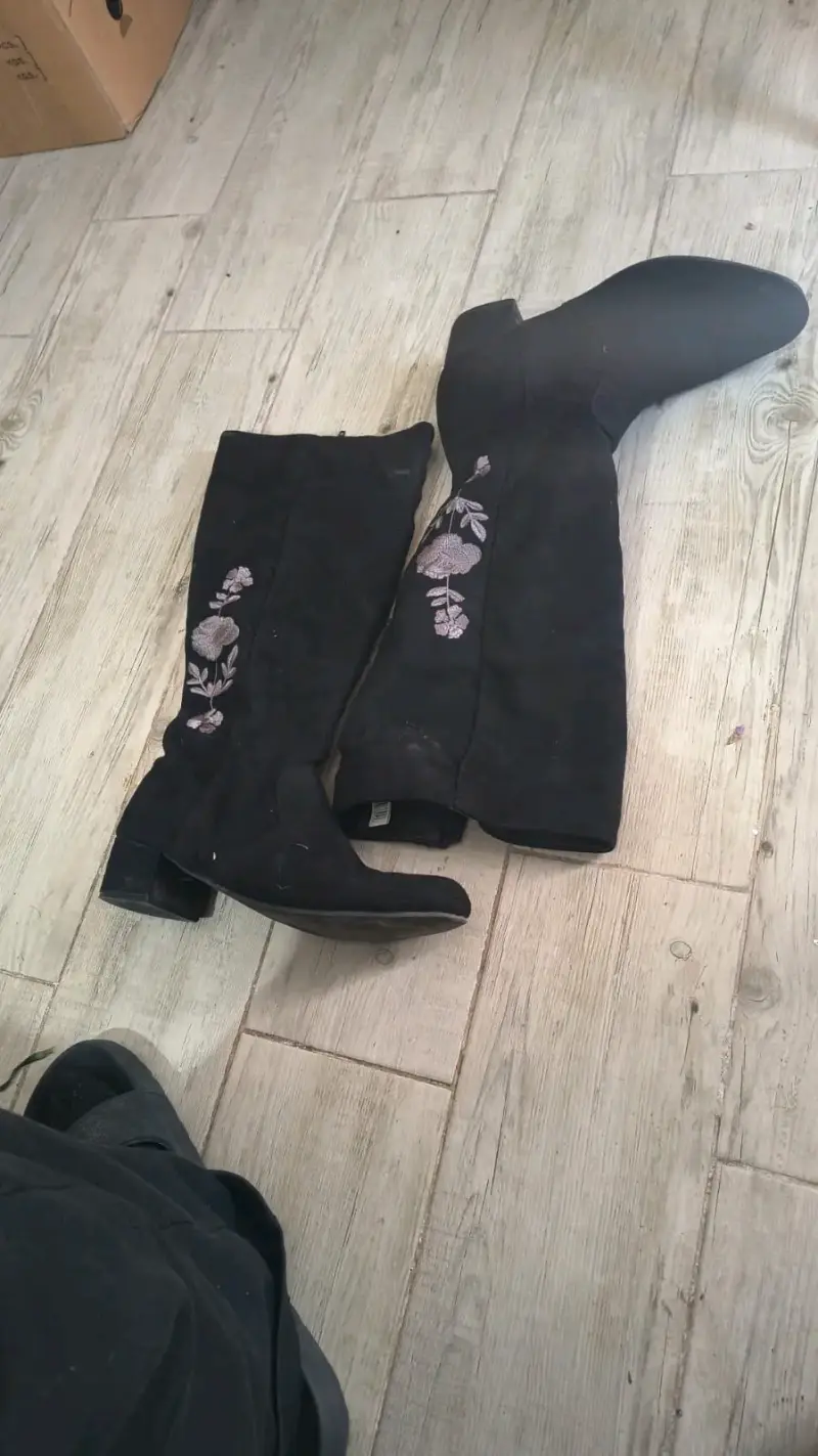 Botas negras de mujer talla 39 - 2