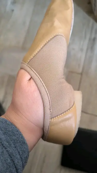 Zapatos de danza beige - miniatura 1