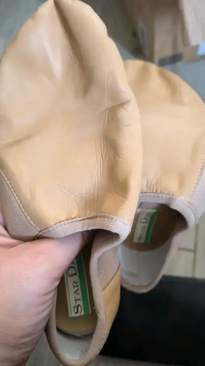 Zapatos de danza beige - miniatura 2