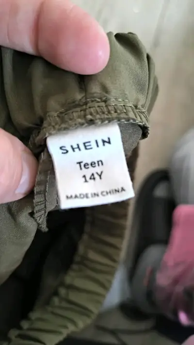 Pantalones verdes Shein Teen 14Y - miniatura 1