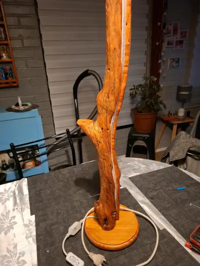 Lámpara de pie rústica - miniatura 5