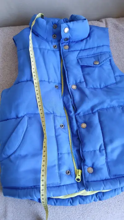 Chaleco azul acolchado GAP Kids - miniatura 1