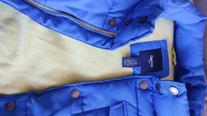 Chaleco azul acolchado GAP Kids - 2