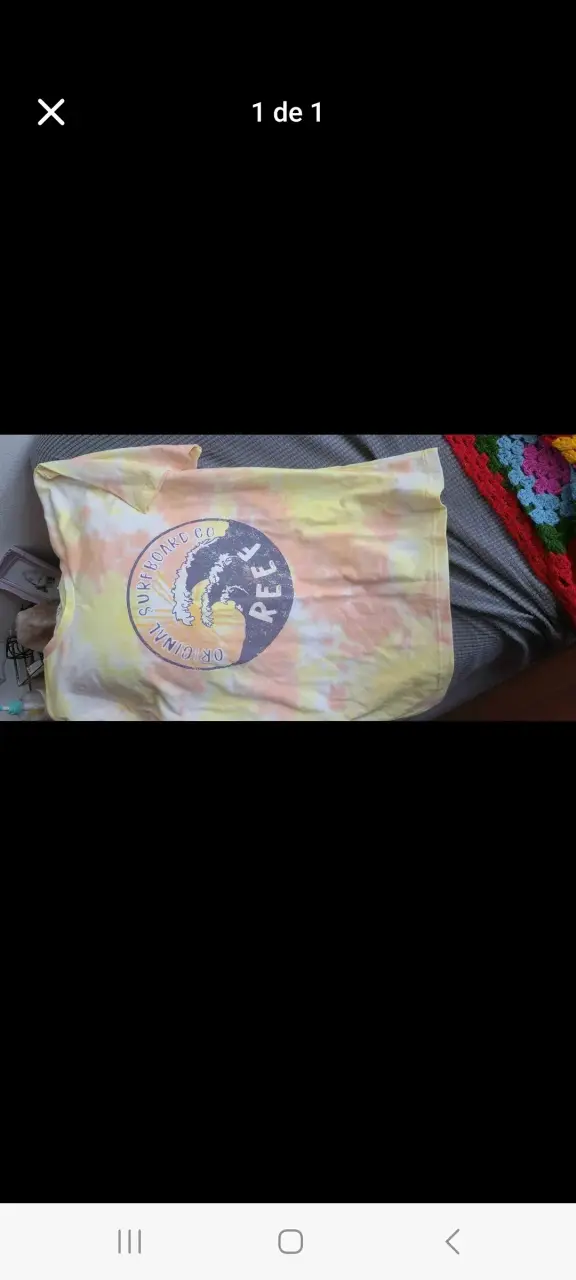 Polera tie-dye Reef hombre talla XL