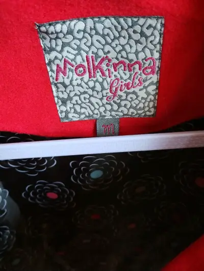 Chaqueta roja abotonada niña talla M - miniatura 5