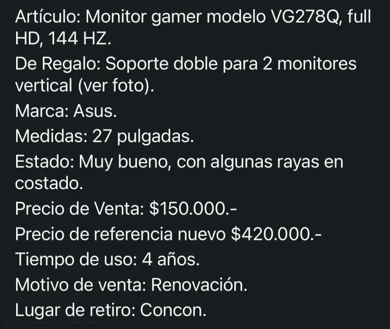 Monitor ASUS gaming 27 pulgadas - 6