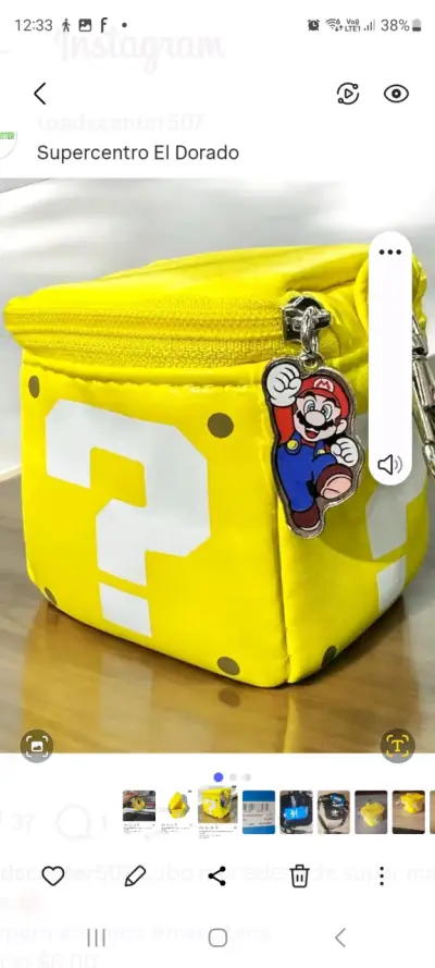 Monedero Cubo amarillo de Super Mario - miniatura 1