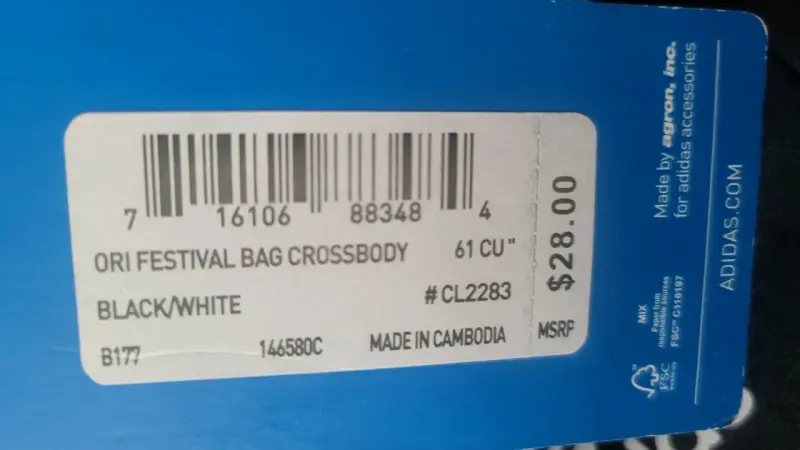 Riñonera Adidas negra nueva - 2