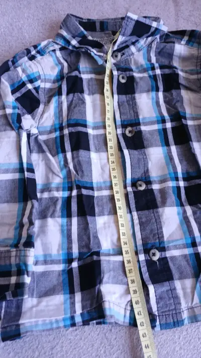 Camisa cuadrillé niño 3-4 años - miniatura 1