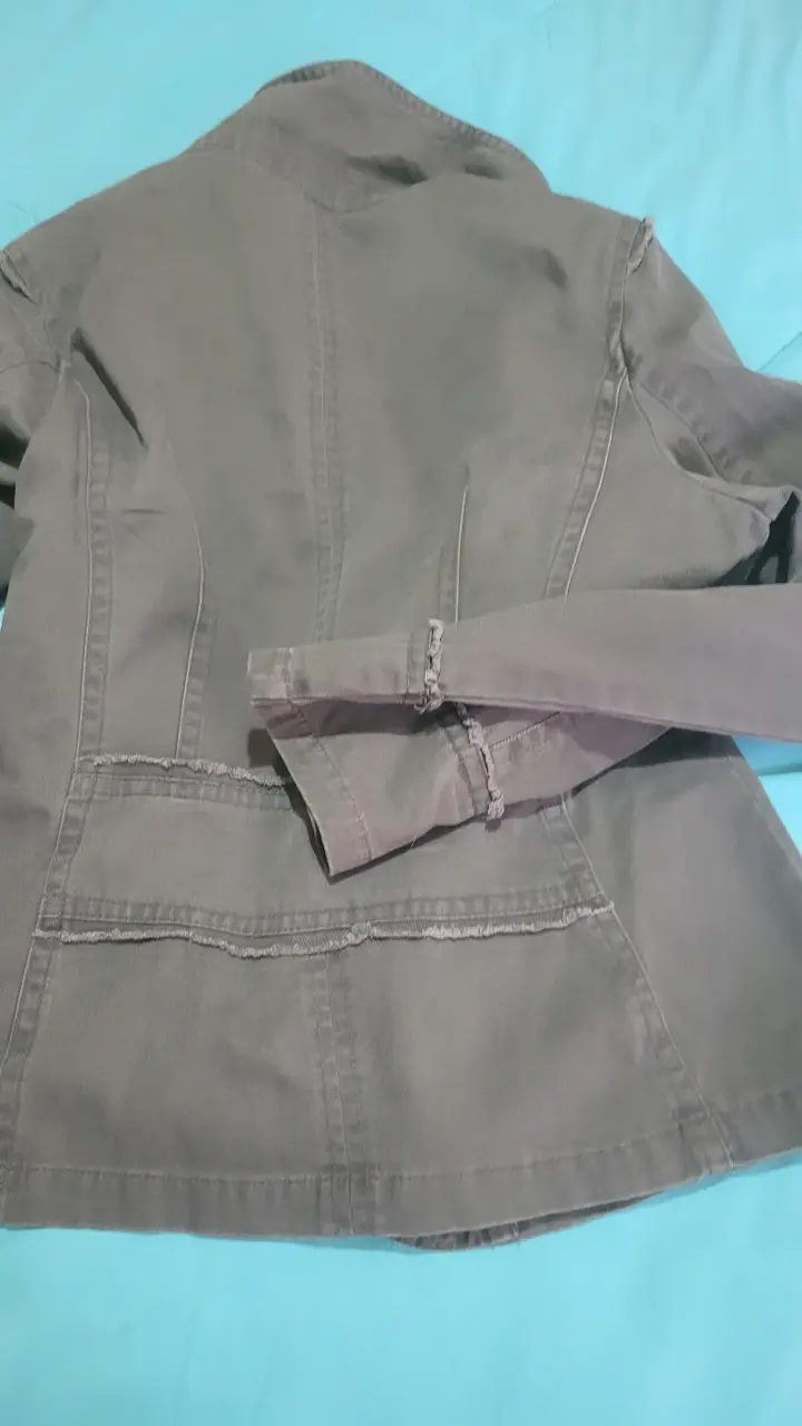 Chaqueta gris casual - 1