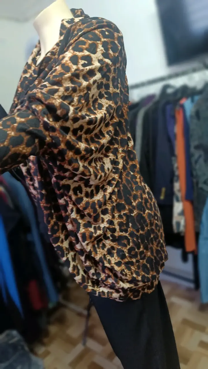 Kimono estampado de leopardo - 3