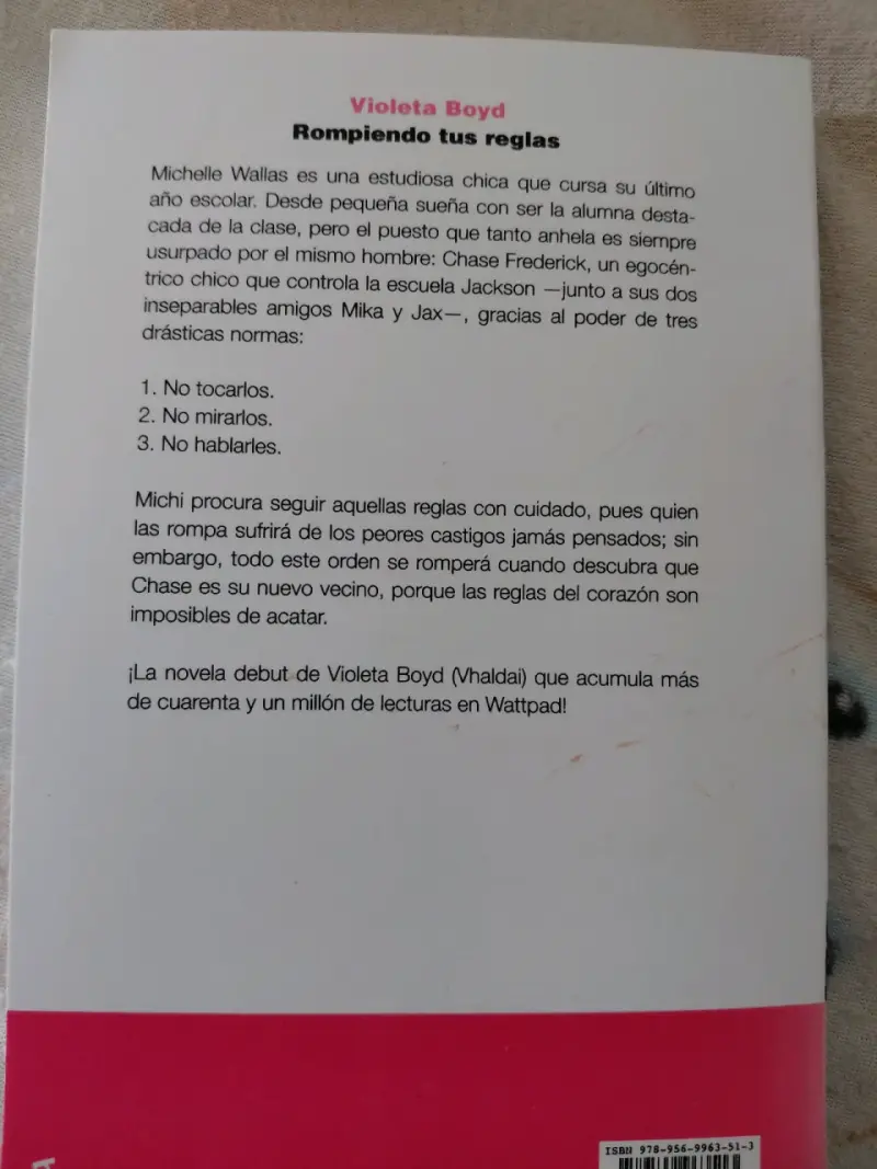 Libro 'Rompiendo tus reglas' - Violeta Boyd - 2