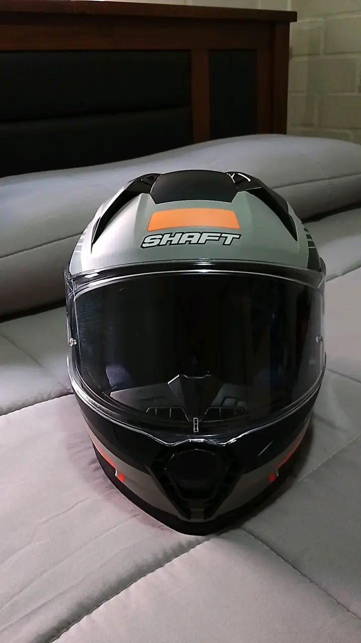 Casco motocicleta SHARP gris - 1