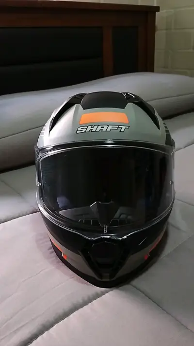 Casco motocicleta SHARP gris - miniatura 1