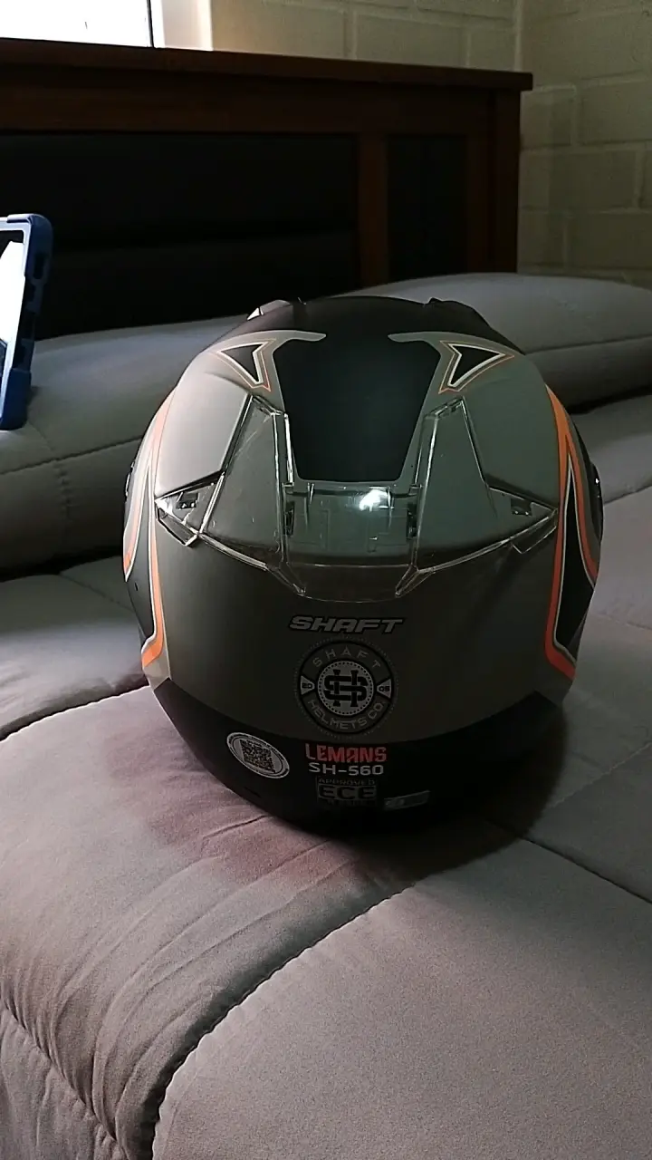 Casco motocicleta SHARP gris - 4