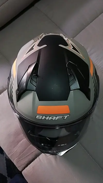 Casco motocicleta SHARP gris - miniatura 6