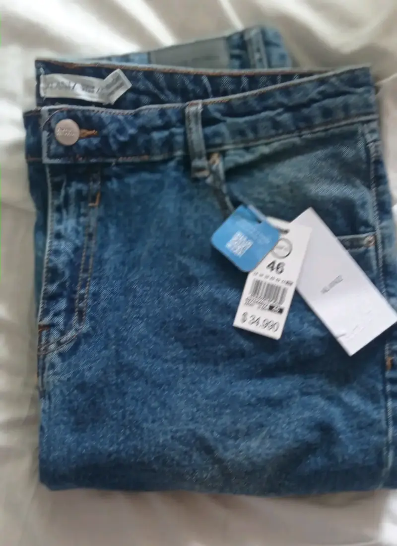 Jeans azul etiqueta nueva talla 46 - 1