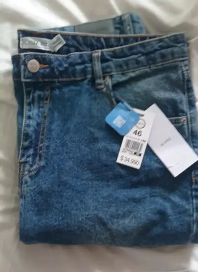 Jeans azul etiqueta nueva talla 46 - miniatura 1