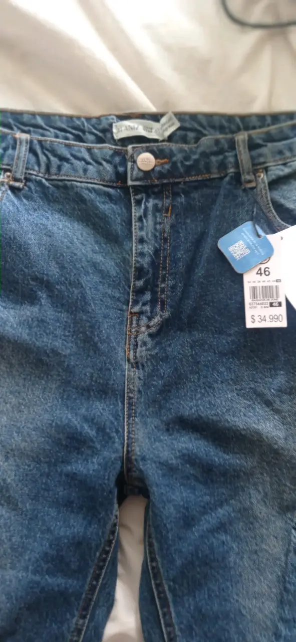 Jeans azul etiqueta nueva talla 46 - 4