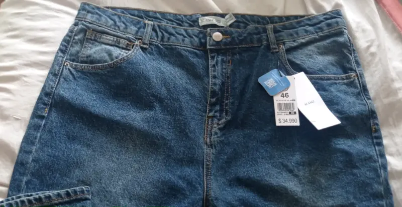 Jeans azul etiqueta nueva talla 46 - 6