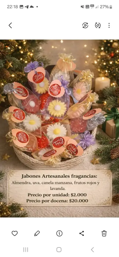 Jabones artesanales 100% naturales - miniatura 1