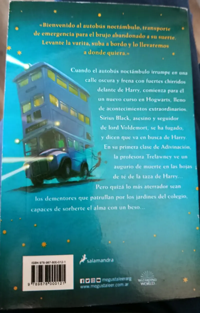Libro Harry Potter y el prisionero de Azkaban - 2