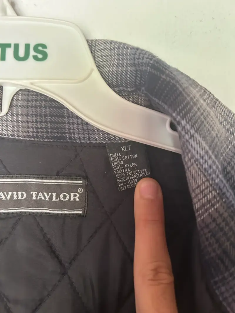 Camisa David Taylor acolchada - 2