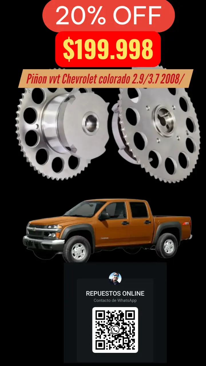Piñón VVT Chevrolet Colorado 2008