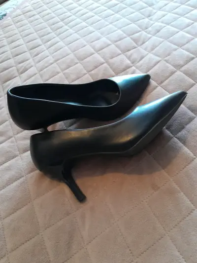 Zapatos de tacón negro talla 37 - miniatura 3