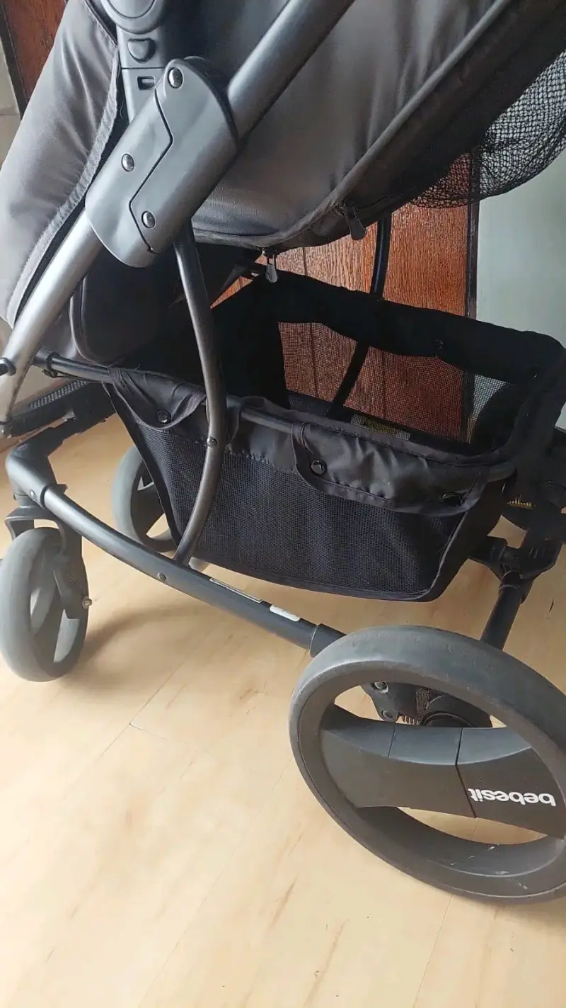 Coche de bebé 3 en 1 gris - 6