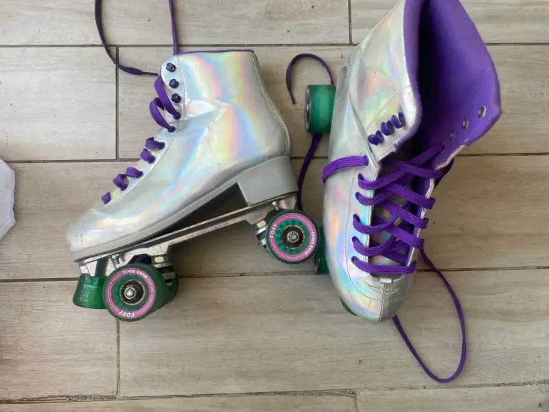 Patines retro iridiscentes - 1
