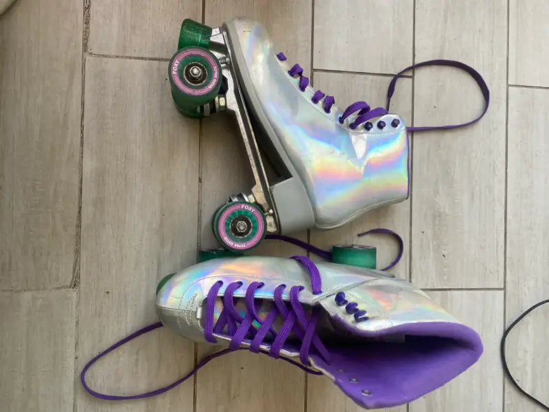 Patines retro iridiscentes - 2
