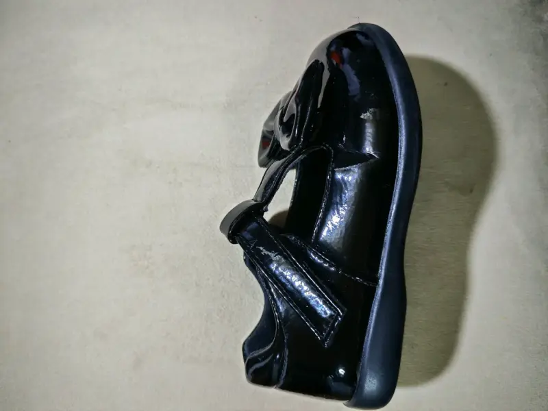 Zapatos para niña negros con lazo Talla 24 - 3