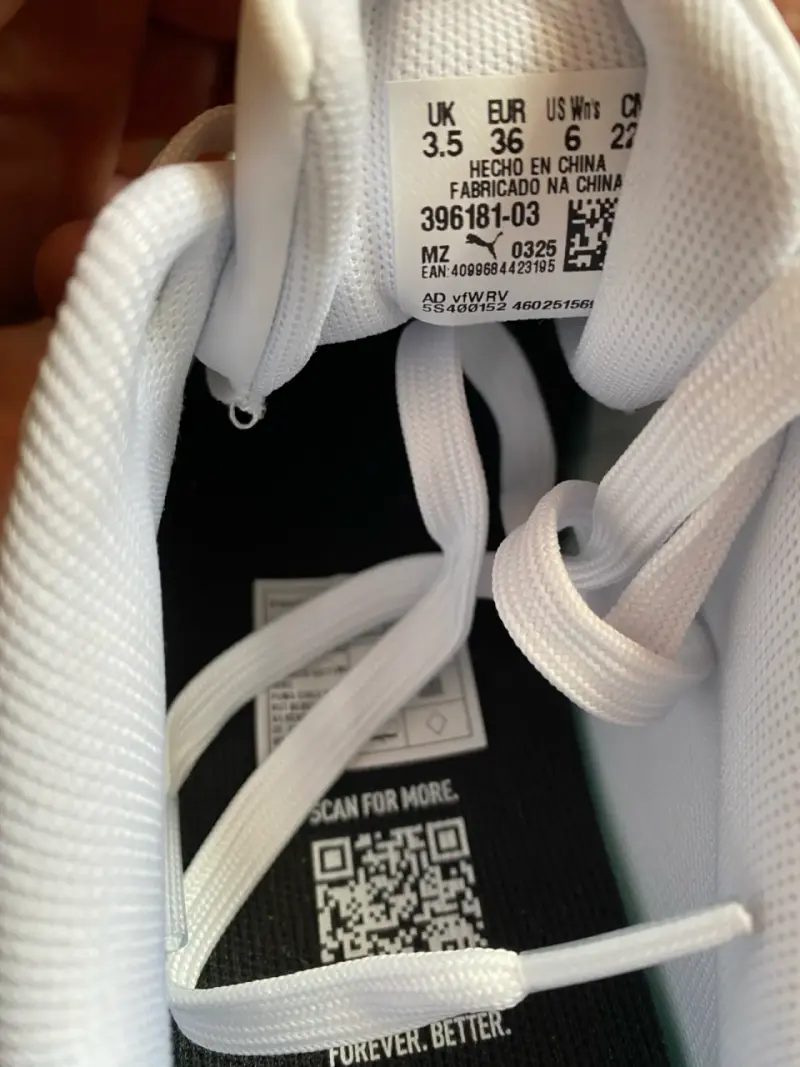 Zapatillas blancas Puma clásicas - 4