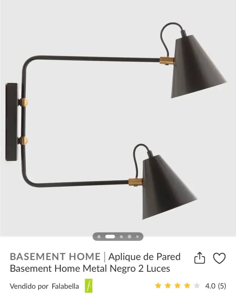 Lámpara apliqué de pared Basement - 2