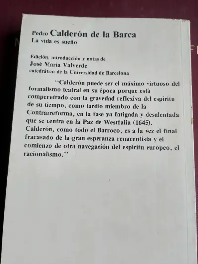 Libro 'La vida es sueño' Calderón - miniatura 2