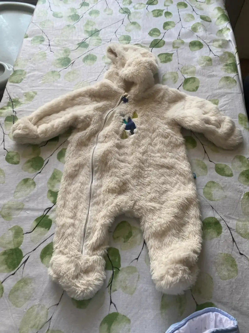 Enterito polar bebé beige - 1