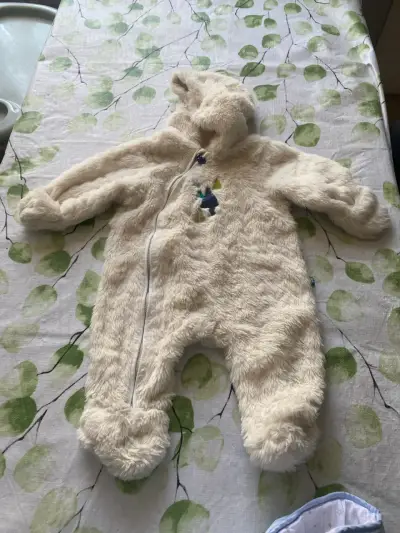Enterito polar bebé beige - miniatura 1