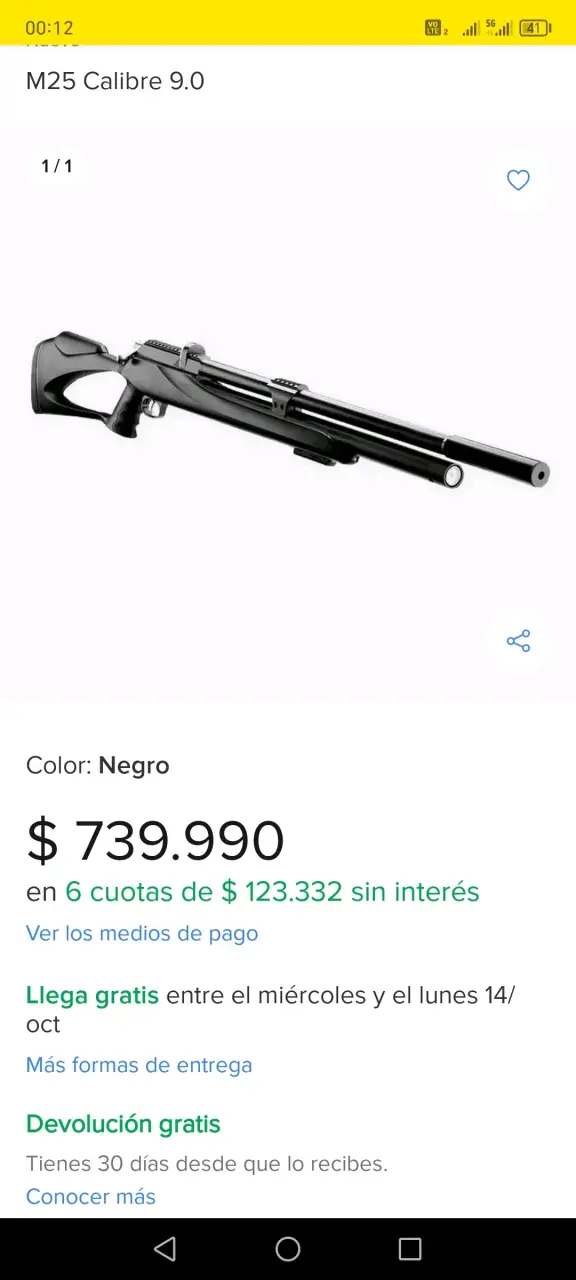 Pcp M25 9mm - 4
