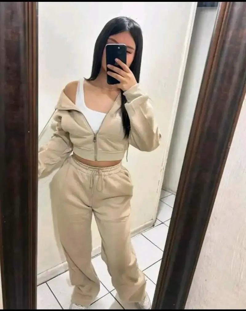 Conjunto deportivo blanco para mujer - 3