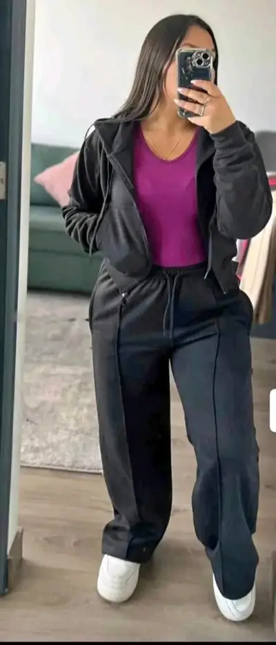 Conjunto deportivo blanco para mujer - miniatura 4