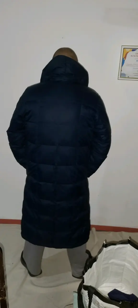 Chaqueta tejida morada - 2