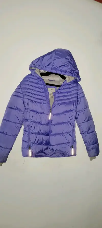 Chaqueta tejida morada - miniatura 3