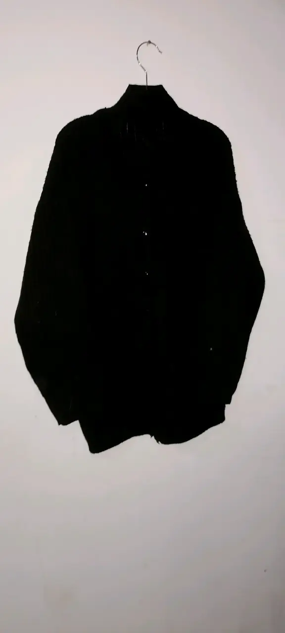 Chaqueta tejida morada - 5