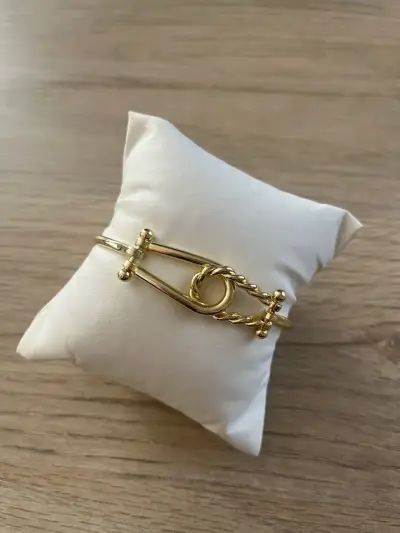 Pulsera dorada elegante - miniatura 1