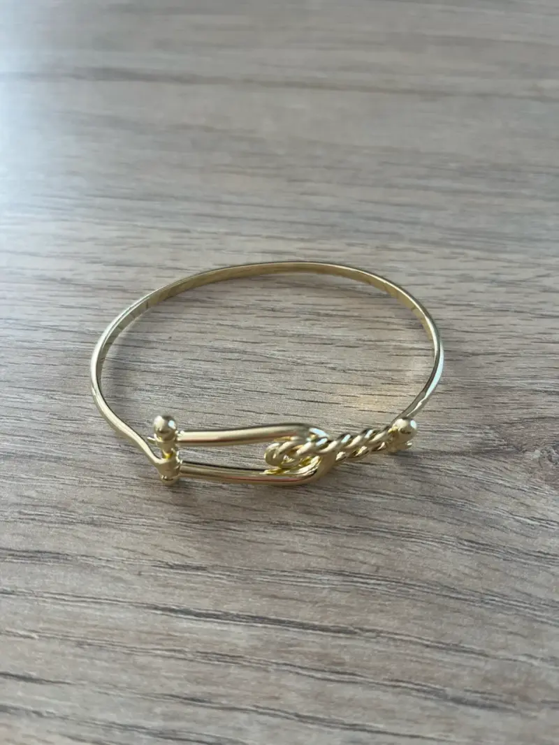 Pulsera dorada elegante - 2