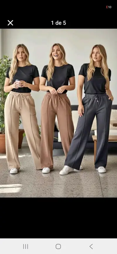 Pantalones deportivos estilo.zara varios colores - miniatura 4